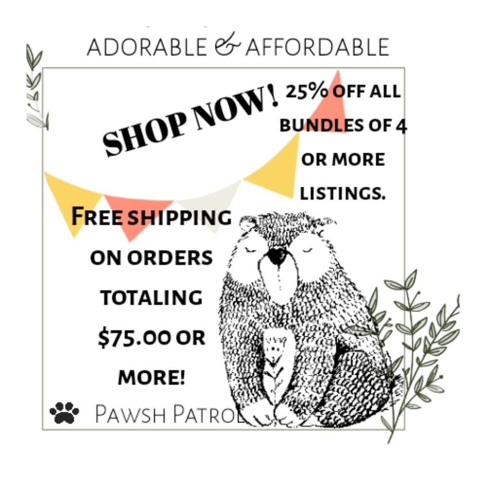 🐾𝟐𝟓% 𝙊𝙁𝙁 𝘽𝙐𝙉𝘿𝙇𝙀𝙎 Of 4 Or More!